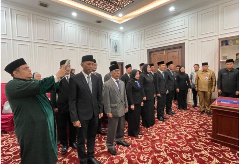 Ini 13 Pejabat Esellon III Pemprov Jambi yang Baru Dilantik