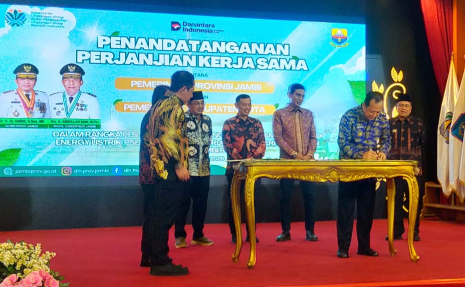 Pemkab Muaro Jambi Jambi Teken Kerjasama Pengolahan Sampah Jadi Listrik, Dorong Solusi Energi Berkelanjutan