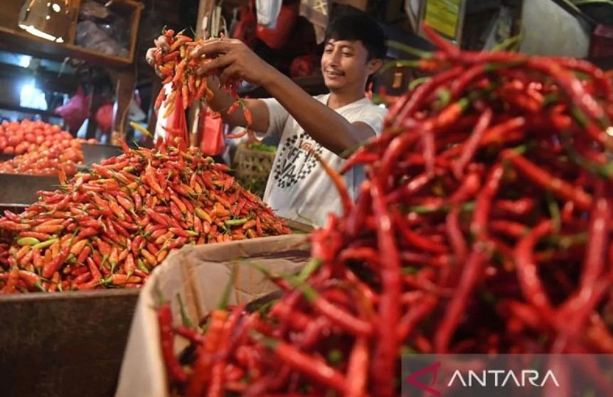 Harga Cabai Rawit Merah Rp83.100/Kg, Telur Ayam Rp32.550/Kg