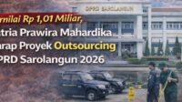 Proyek Outsourcing DPRD Sarolangun Rp 1 M Disoal