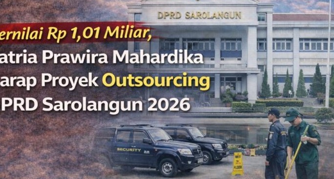 Proyek Outsourcing DPRD Sarolangun Rp 1 M Disoal