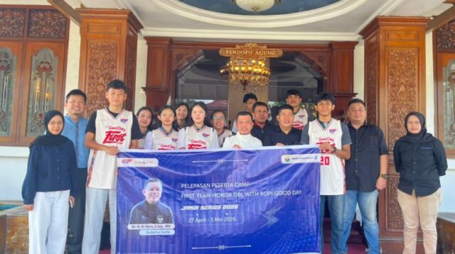 Gubernur Al Haris Lepas Tim DBL Jambi, Siap Harumkan Nama Daerah di Ajang Nasional