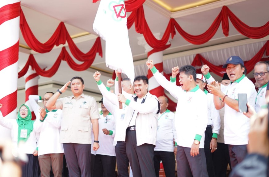 Sudaryono Lantik Ribuan Pengurus HKTI Jambi, Dorong Semangat Swasembada Pangan