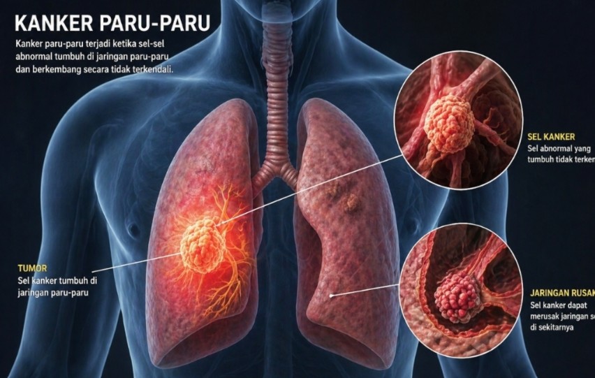 Kanker Paru-Paru: Gejala, Penyebab, dan Cara Mencegah yang Wajib Diketahui
