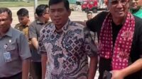 Rocky Candra Sambut Menteri Hukum RI di Jambi