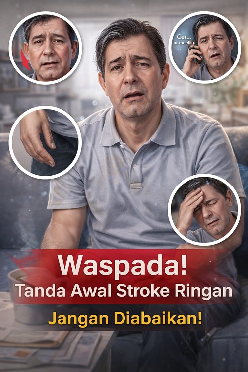 tanda awal stroke ringan yang sering diabaikan, nomor 3 paling berbahaya