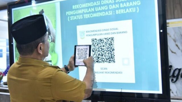 wali kota jambi pastikan ada barcode nya sebelum masukkan uang ke kotak amal!