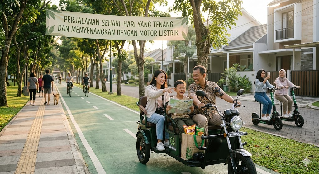 Motor Listrik dan Perubahan Cara Masyarakat Menikmati Perjalanan Sehari-hari Motor Listrik dan Perubahan Cara Masyarakat Menikmati Perjalanan Sehari-hari