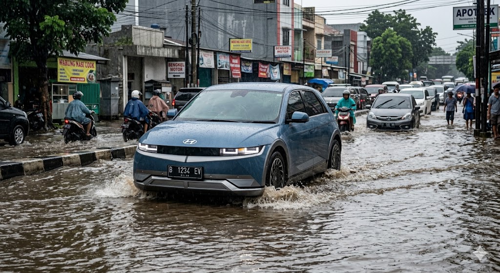 Ketahanan Mobil Listrik di Kondisi Banjir