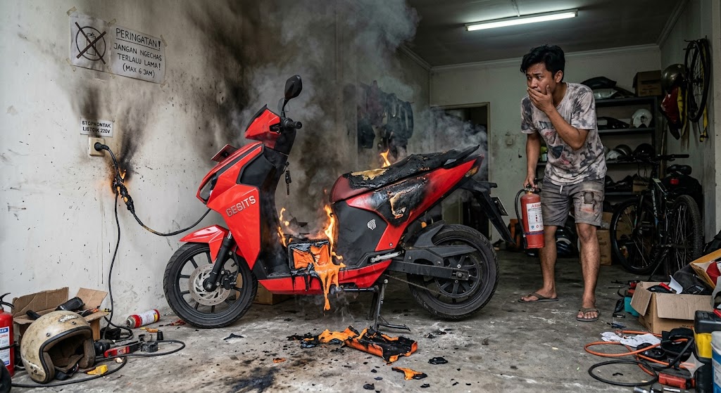 Kesalahan Pengguna yang Membuat Motor Listrik Cepat Rusak