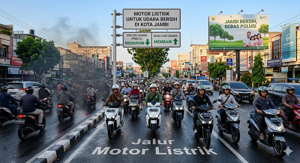 Pengaruh Motor Listrik terhadap Kualitas Udara di Perkotaan Pengaruh Motor Listrik terhadap Kualitas Udara di Perkotaan