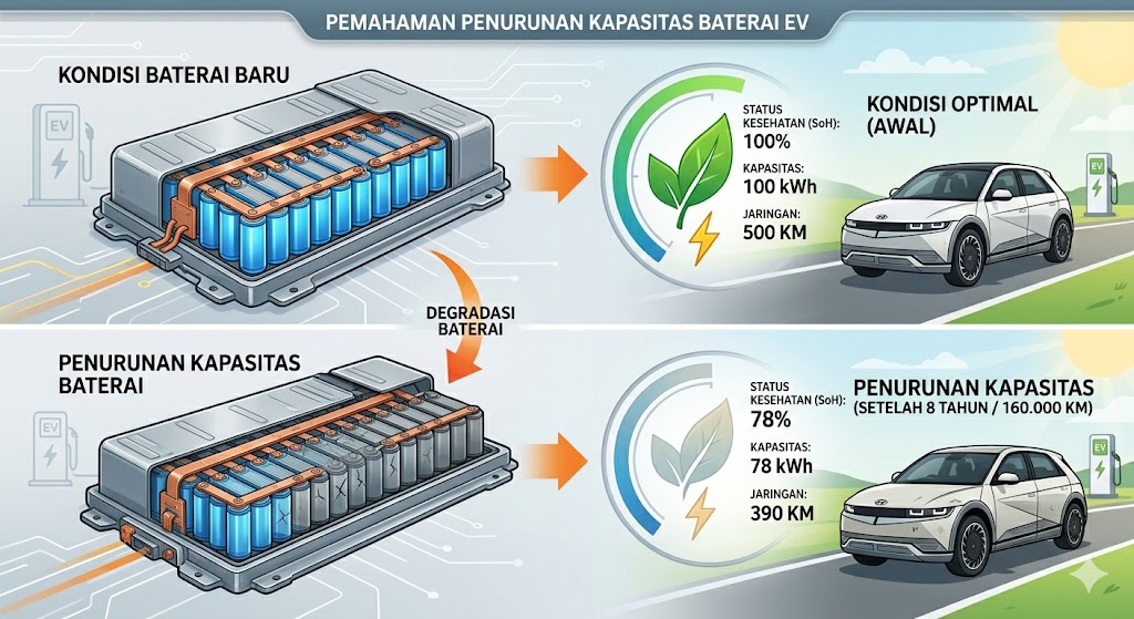 Daya Tahan dan Umur Pakai Baterai Mobil Listrik
