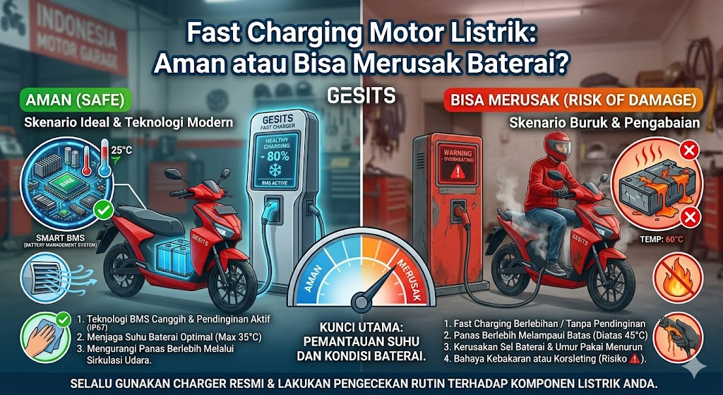 Teknologi Pengisian Daya Motor Listrik