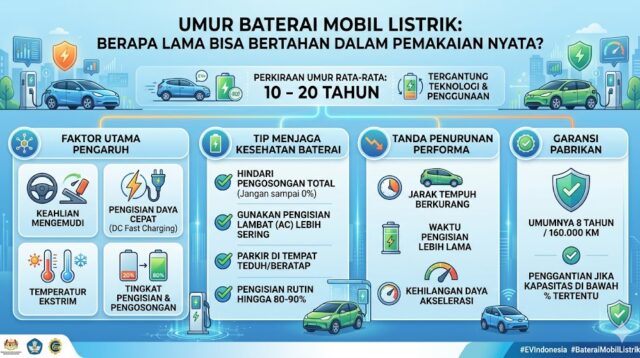 Daya Tahan Baterai Mobil Listrik