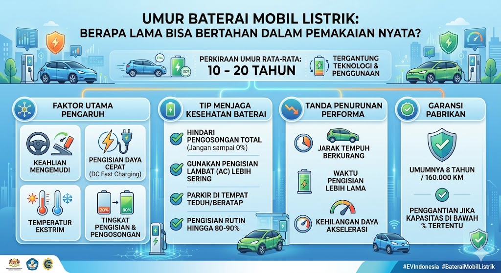 Daya Tahan Baterai Mobil Listrik Daya Tahan Baterai Mobil Listrik