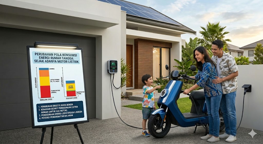 Perubahan Pola Konsumsi Energi Rumah Tangga Akibat Penggunaan Motor Listrik Perubahan Pola Konsumsi Energi Rumah Tangga Akibat Penggunaan Motor Listrik