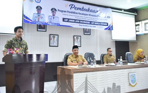 genjot kualitas sdm, wakil wali kota jambi diza aljosha resmi buka program pkw 2026 genjot kualitas sdm, wakil wali kota jambi diza aljosha resmi buka program pkw 2026