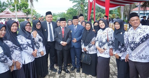 hardiknas 2026 wali kota maulana tegaskan komitmen sejahterakan guru dan revitalisasi sekolah di kota jambi