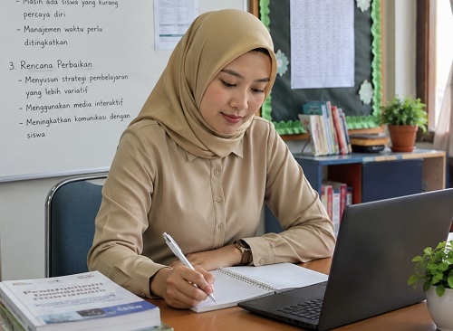jawaban contoh refleksi kinerja guru 2026 cara menulis evaluasi diri guru yang profesional dan menyentuh