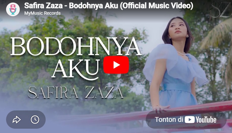 lagu bodohnya aku safira zaza.
