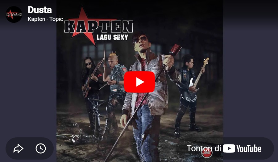 lagu dusta kapten.