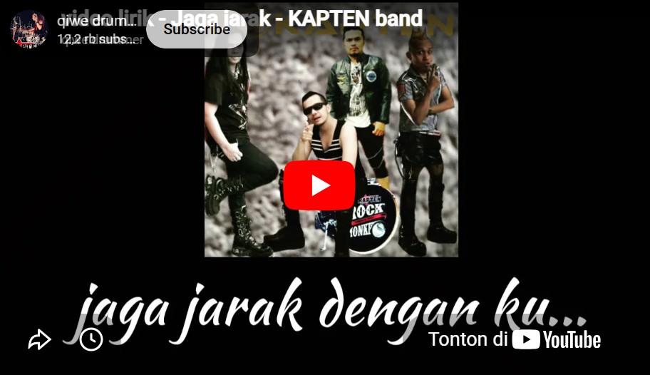 lagu jaga jarak kapten.