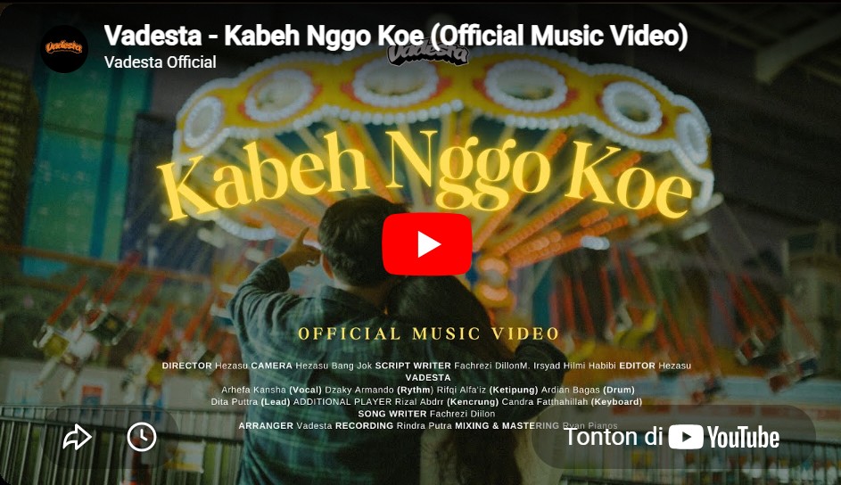 lagu kabeh nggo oke vadesta.