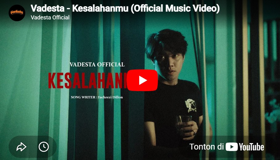 lagu kesalahanmu vadesta.