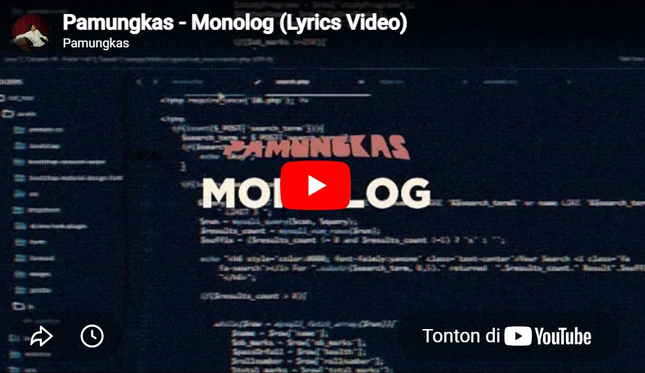lagu monolog pamungkas. lagu monolog pamungkas.