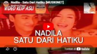 lagu satu dari hatiku nadila.