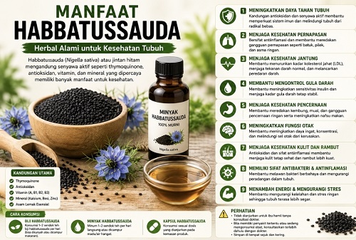 manfaat habbatussauda untuk kesehatan herbal tradisional yang tetap populer hingga sekarang