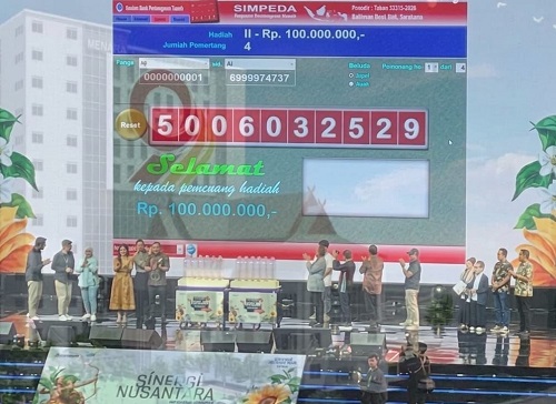 nasabah bank jambi cabang bangko raih hadiah rp50 juta undian simpeda nasional 2026