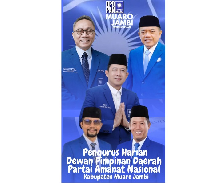 Dinahkodai BBS, Pengurus DPD PAN Muaro Jambi Dilantik Zulhas