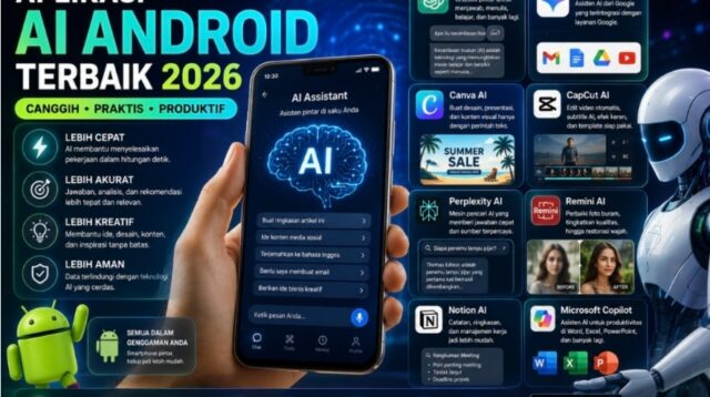 Aplikasi AI Android Terbaik 2026 yang Paling Canggih dan Wajib Dipakai Pengguna Smartphone