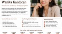 Jawaban Make Up yang Pas untuk Wanita Kantoran: Elegan, Profesional, dan Tetap Natural untuk Aktivitas Seharian