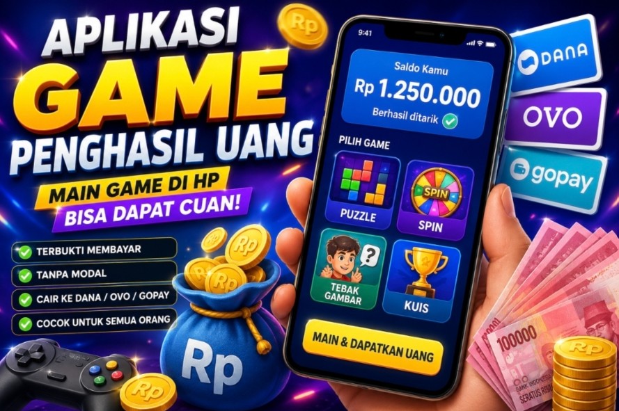 Aplikasi Game Penghasil Uang Terbaik 2026, Main HP Bisa Jadi Cuan Harian