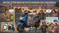 Motor Listrik Bikin Aktivitas Dadakan Jadi Lebih Mudah dan Praktis Motor Listrik Bikin Aktivitas Dadakan Jadi Lebih Mudah dan Praktis