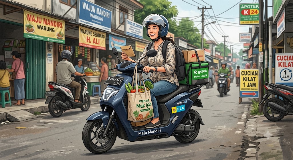 Motor Listrik Membuat Urusan Kecil Jadi Lebih Cepat Selesai dalam Aktivitas Harian Motor Listrik Membuat Urusan Kecil Jadi Lebih Cepat Selesai dalam Aktivitas Harian