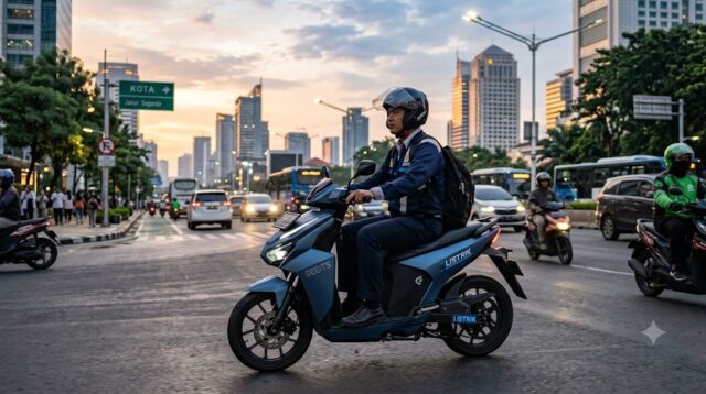Motor Listrik sebagai Kendaraan Andalan untuk Aktivitas Pekerja Pagi