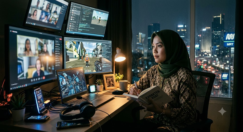 Cara Membangun Karakter Kuat di Tengah Dunia Virtual