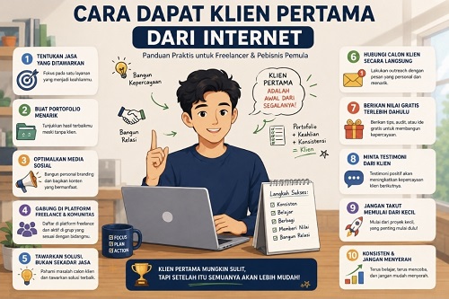 cara dapat klien pertama dari internet cara dapat klien pertama dari internet