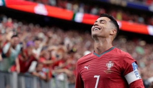 cristiano ronaldo lampaui rekor eusebio, resmi jadi raja gol portugal di piala dunia