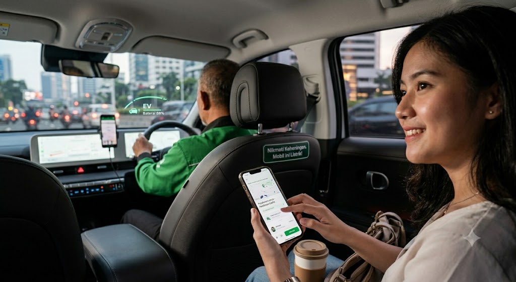 Pengalaman Penumpang Menggunakan Mobil Listrik sebagai Transportasi Online