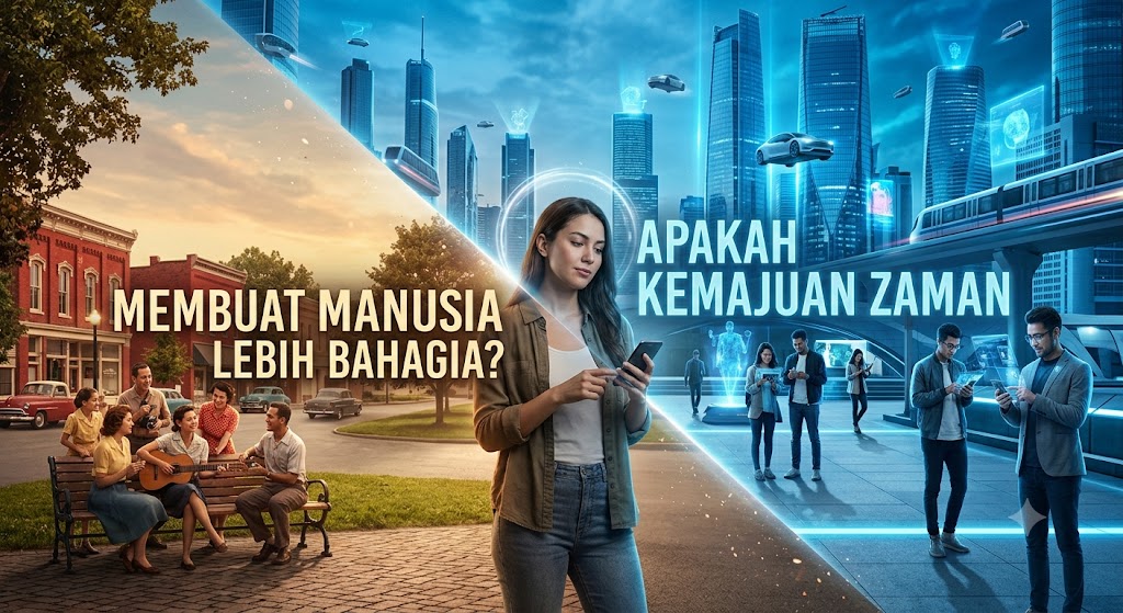 Apakah Kemajuan Zaman Benar-Benar Membuat Manusia Lebih Bahagia? Apakah Kemajuan Zaman Benar-Benar Membuat Manusia Lebih Bahagia?