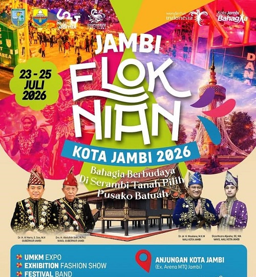 kota jambi semarakkan perhelatan budaya bahagia berbudaya di serambi tanah pilih pusako batuah