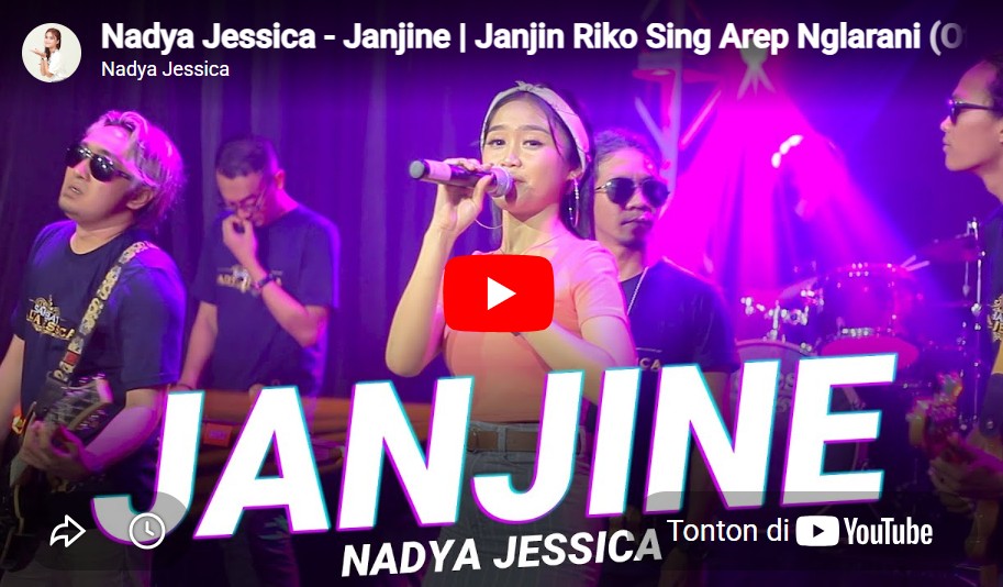 lagu janjine nadya jessica.