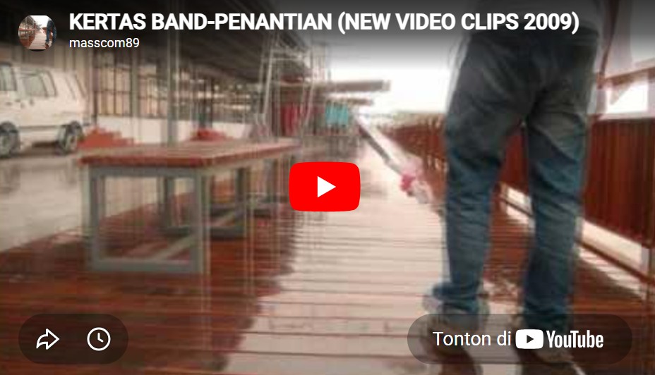 lagu penantian kertas band.