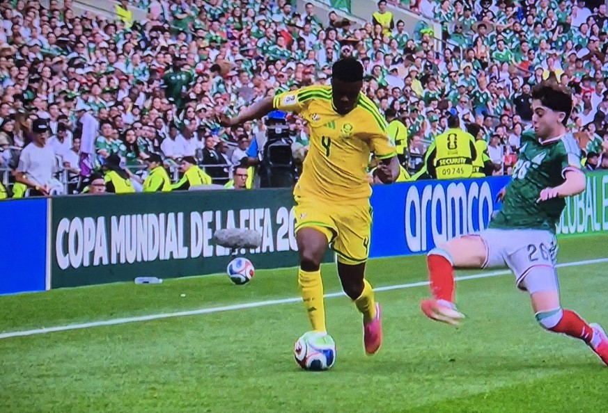 Piala Dunia 2026 Meksiko Vs Afriika Selatan. Foto : Tangkapan layar TVRI Piala Dunia 2026 Meksiko Vs Afriika Selatan. Foto : Tangkapan layar TVRI