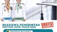 Beasiswa S1 Provinsi Jambi Tahun 2026 Dibuka hingga 11 Juni, Cek Persyaratannya Beasiswa S1 Provinsi Jambi Tahun 2026 Dibuka hingga 11 Juni, Cek Persyaratannya