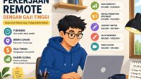 Pekerjaan Remote Gaji Tinggi Jadi Pilihan Karier Digital Populer 2026